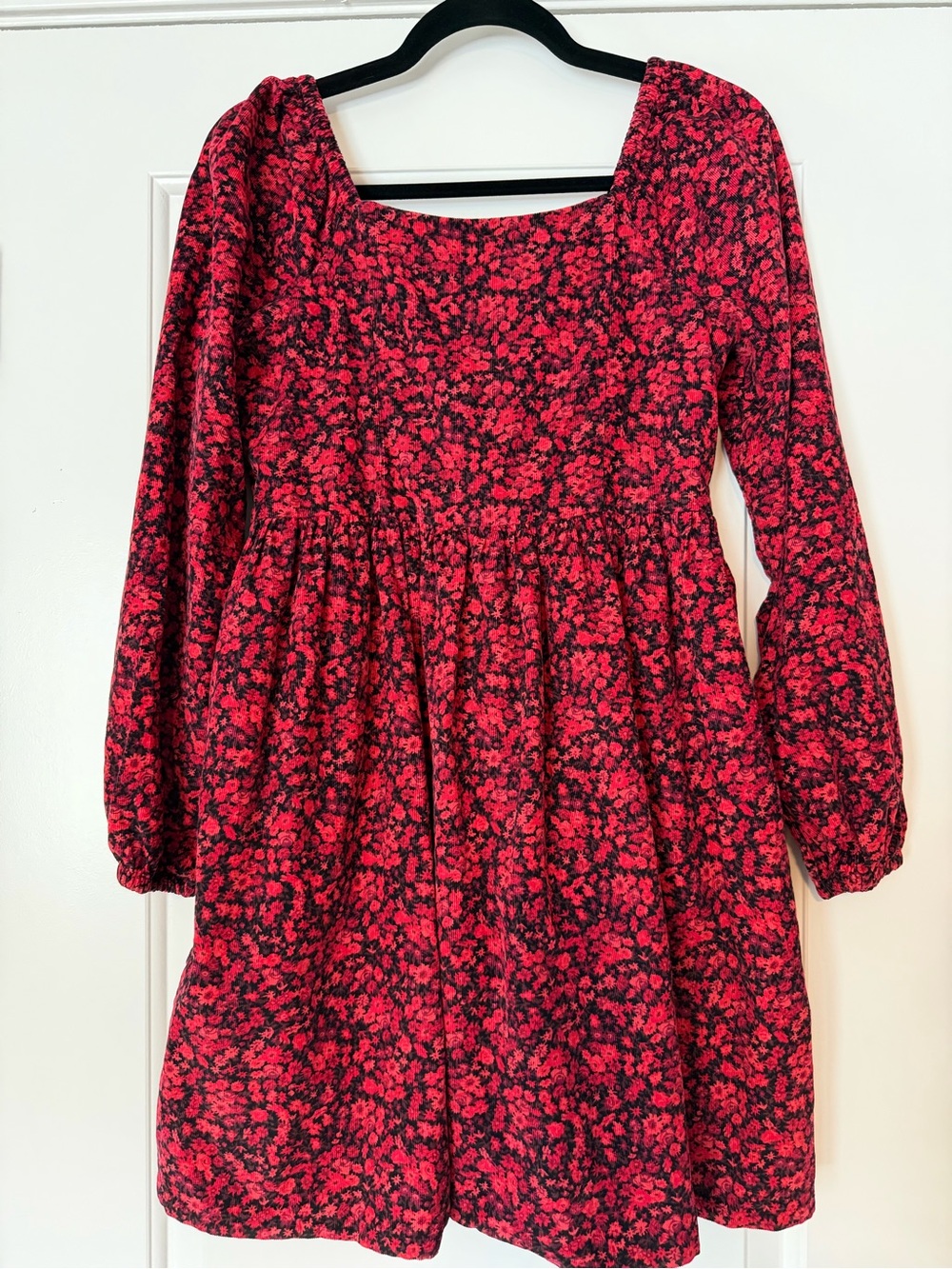 GAP Kids girls floral corduroy dress